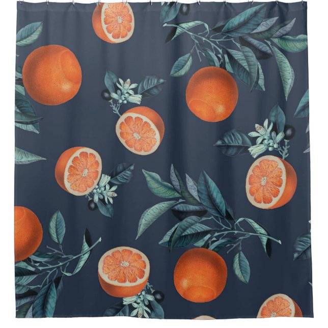 Cortina Para Box Limão e Folha Padrão VI (Frente)