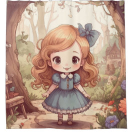 Cortina Para Box Linda Alice Aventuras País das Maravilhas Arte Flo