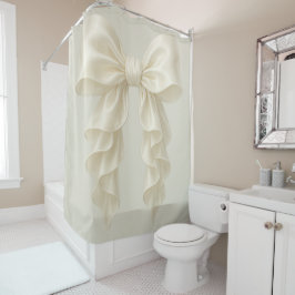 Cortina Para Box Lindo Laço de Babado em Cascata Elegante Chique Fe