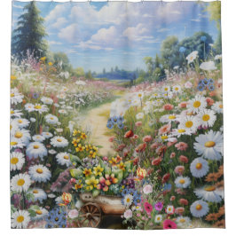 Cortina Para Box Língua das Flores