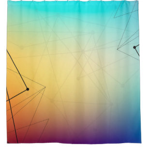 Cortina Para Box Linha abstrato de fundo