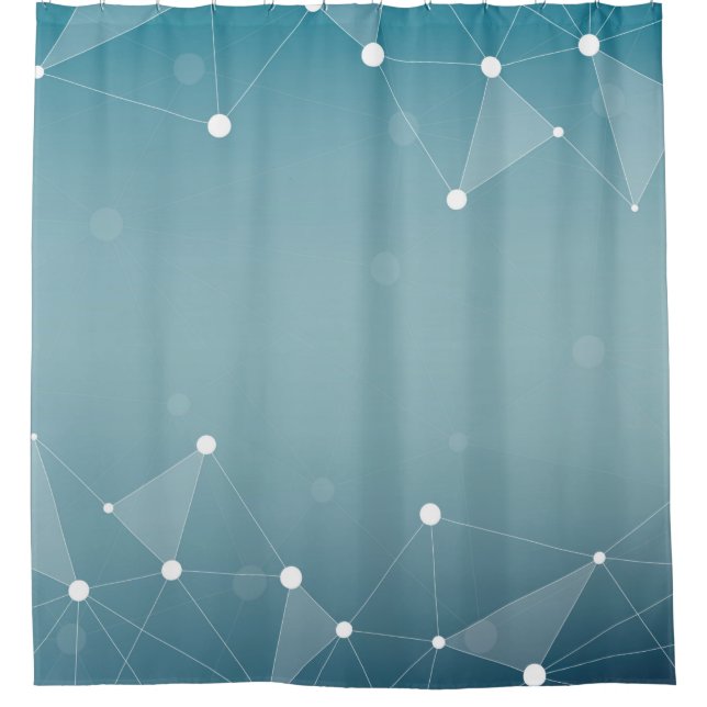 Cortina Para Box Linha abstrato de fundo (Frente)