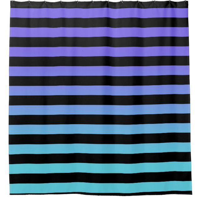 Cortina Para Box Linhas de gradiente (Frente)