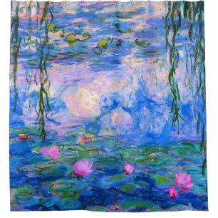 Cortina Para Box Lírios Claude Monet Restaurados
