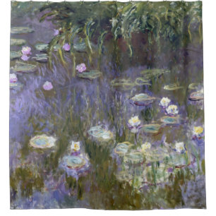 Cortina Para Box Lírios d'água 1922 por Claude Monet, francês, R