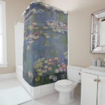 Cortina Para Box Lírios d'água de Claude Monet<br><div class="desc">Esta é uma impressão do óleo de 1916 na pintura de telas de lírios de água de Claude Monet</div>