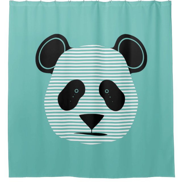 Cortina Para Box listras panda (Frente)