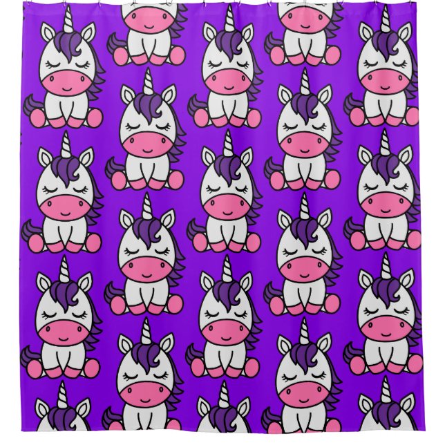 Cortina Para Box Little Girls Unicorn Pony (Frente)