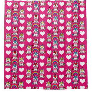 Cortina Para Box Little Girls Unicorn Pony