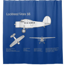 Cortina Para Box Lockheed Vega 5B - Planos de avião ABD