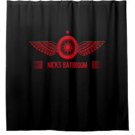 Cortina Para Box Logotipo Alado Personalizado de Carro ou Moto em Q