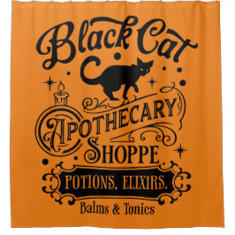 Cortina Para Box Loja Apothecary de Gato Negro