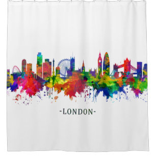 Cortina Para Box London England Skyline