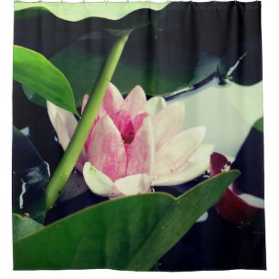 Cortina Para Box Lotus Rosa
