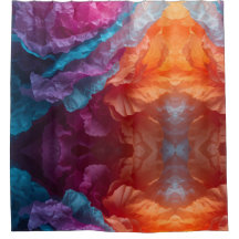 Luminous Abstract Tissue Paper Layers