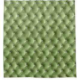 Cortina Para Box Luxury Glam Sage Green Faux Velvet