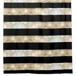 Cortina Para Box Luzes Negras E Brancas Elegantes Esclarecem Modern