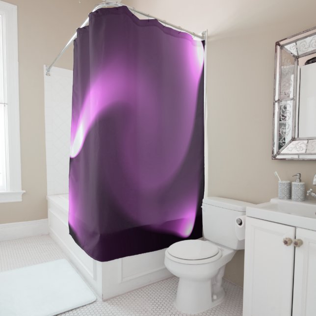 Cortina Para Box Luzes roxas (In Situ)