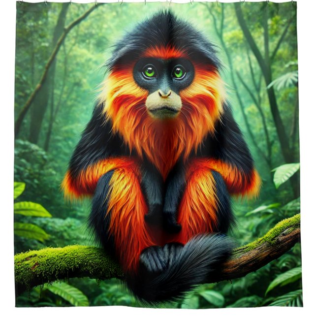 Cortina Para Box Macaco-Cinto (Frente)