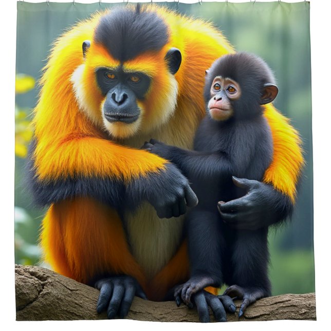 Cortina Para Box Macacos (Frente)