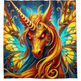 Cortina Para Box Mad Unicorn