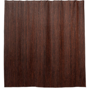 Cortina Para Box Madeira marron escura lisa