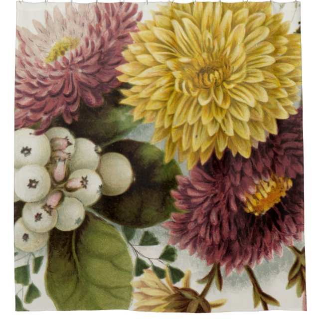 Cortina Para Box Mãe Floral de Flor com Arrefecimento (Frente)