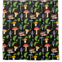 Magia da Floresta Profunda: Cogumelos Coloridos em