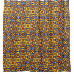 Cortina Para Box Mandala do Sol Celestial
