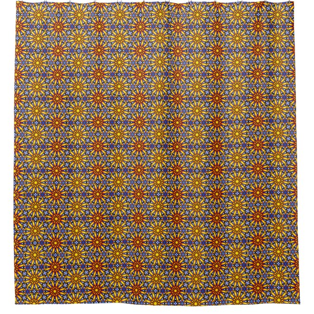 Cortina Para Box Mandala do Sol Celestial (Frente)