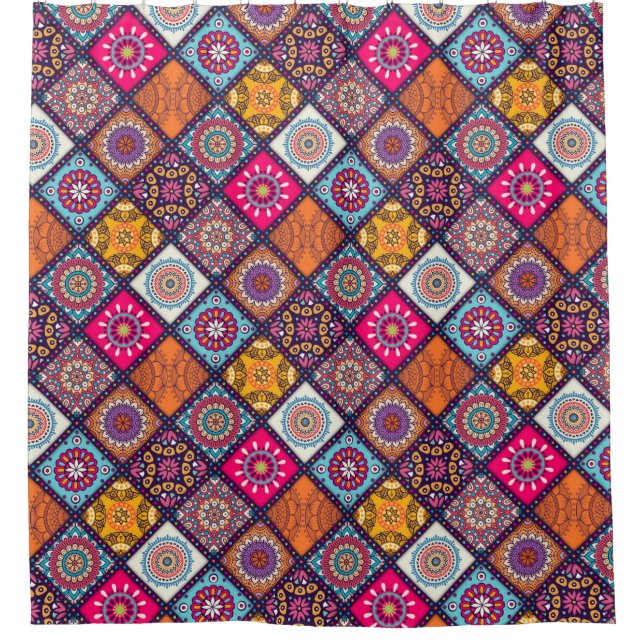 Cortina Para Box Mandala Pattern (Frente)