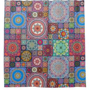 Cortina Para Box Mandala Pattern