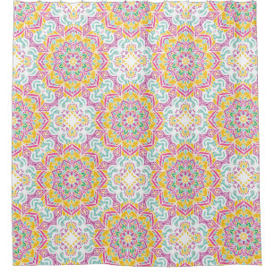 Cortina Para Box Mandala Pattern