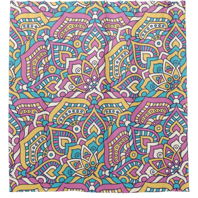 Cortina Para Box Mandala Pattern (Frente)