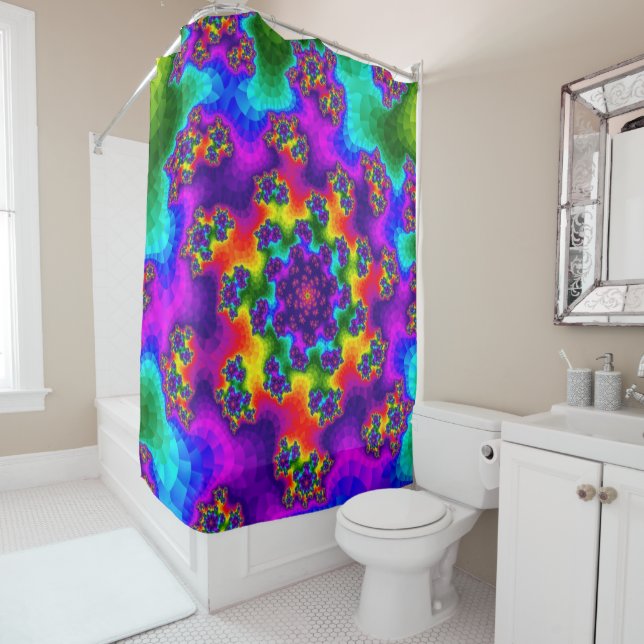 Cortina Para Box Manipuladores FLORAIS Arco-Íris (In Situ)