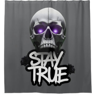 Cortina Para Box Mantenha o crânio verdadeiro