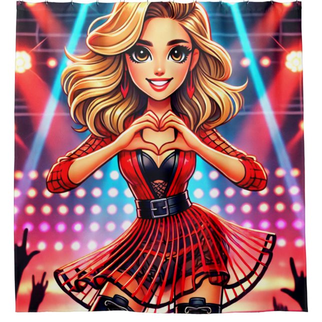 Cortina Para Box Mãos do Coração (Frente)