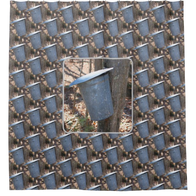 Cortina Para Box Maple Syrup Sap Balde Nature (Frente)