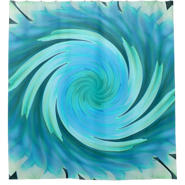 Cortina Para Box Mar de Swirlin... (Frente)