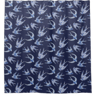 Cortina Para Box Marinho Floral de Engorda para Aves - Chinês