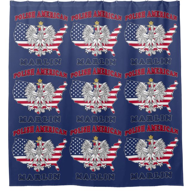 Cortina Para Box Marlin Texas polonês americano (Frente)