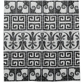 Cortina Para Box Mármore Negro Mágico, Azulejo quebrado grego