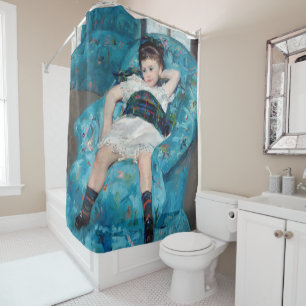 Cortina Para Box Mary Cassatt - Menina em uma cadeira de rodas azul