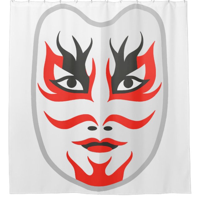 Cortina Para Box Máscara japonesa (Frente)