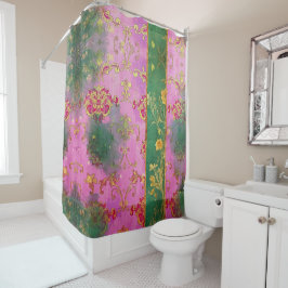 Cortina Para Box Máscara Rosa Selvagem - Cortina do Chá