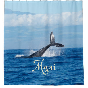 Cortina Para Box Maui Hawaii Ocean Whale Tail