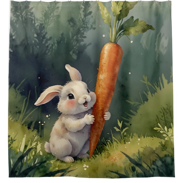 Cortina Para Box Meadow Bunny Sonha: Cortina de Chá Whimsical (Frente)