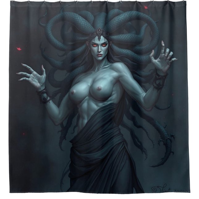 Cortina Para Box „Medusa – Blick der Macht“ (Frente)