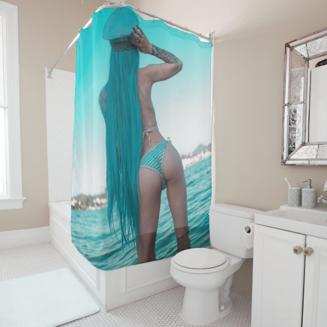 Cortina Para Box Meio anjo66 Azul Profundo (In Situ)