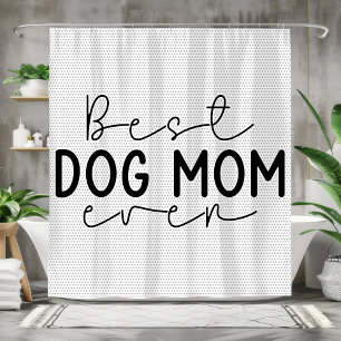 Cortina Para Box Melhor Mãe de Cachorro Nunca Presente Perfeito par